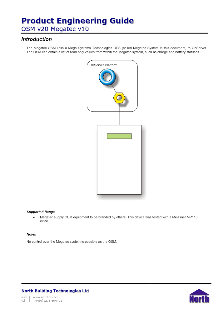 Preview thumbnail of page 1 of the Megatec Engineering Guide PDF document.